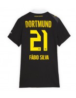 Borussia Dortmund Fabio Silva #21 Venkovní Dres pro Dámské 2026-27 Krátký Rukáv